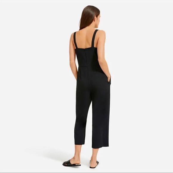 NWT Everlane The Japanese GoWeave Slip Jumpsuit in Black Size 0 - Picture 7 of 15